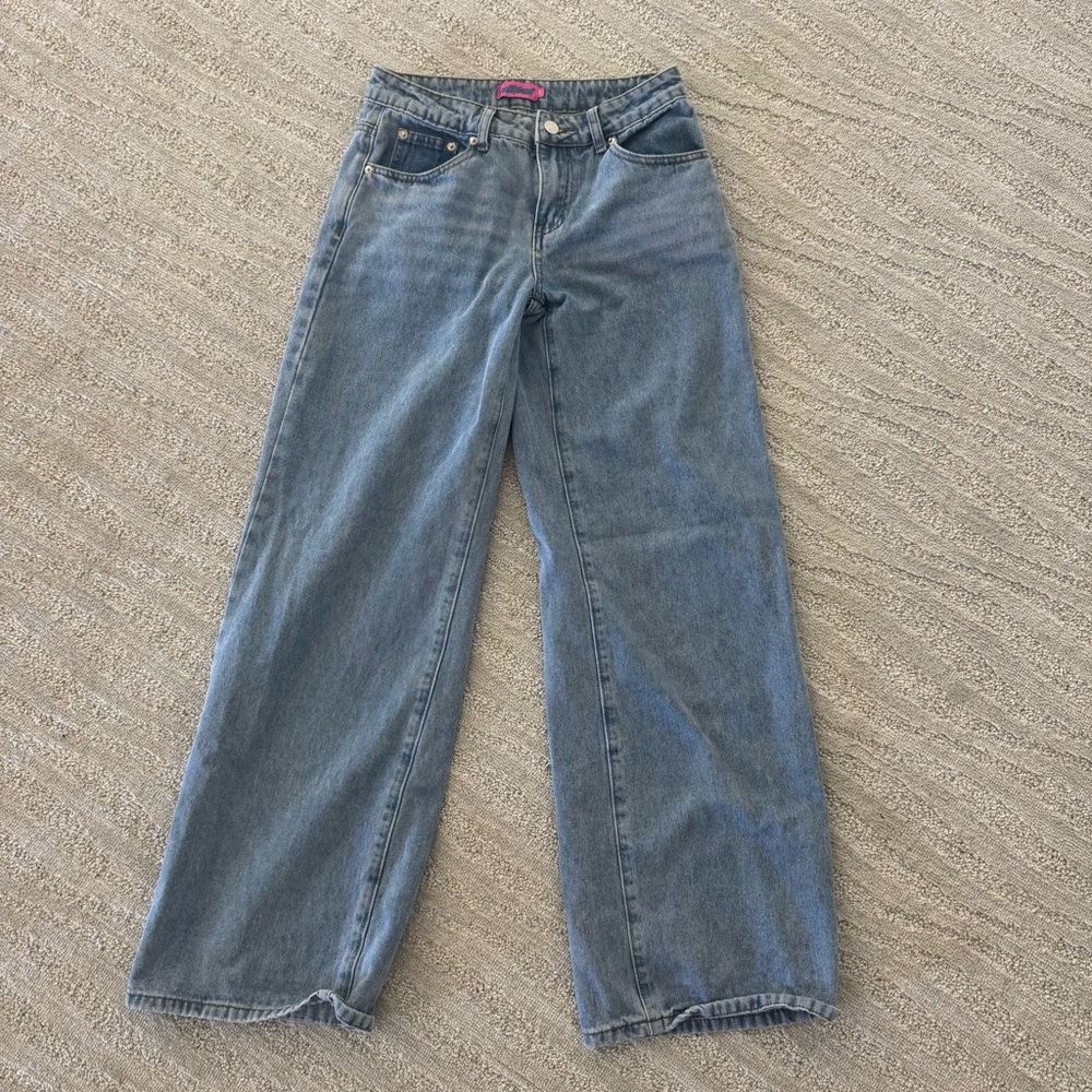 Edikted Low Rise Wide Leg Women's Jeans Size XS